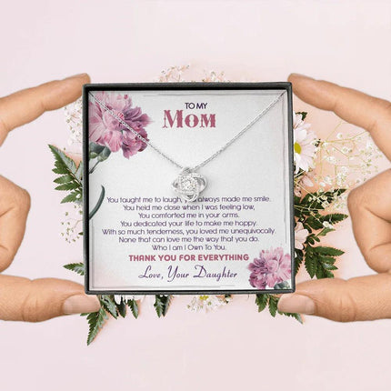To My Mom Thank You For Loving Me Unconditionally - Necklace SO29T - Charming Present