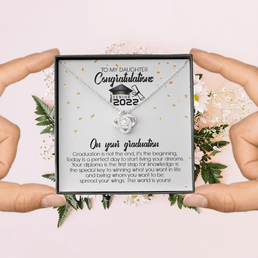 To My Daughter - Congratulation On Your Graduation - Necklace SO107T
