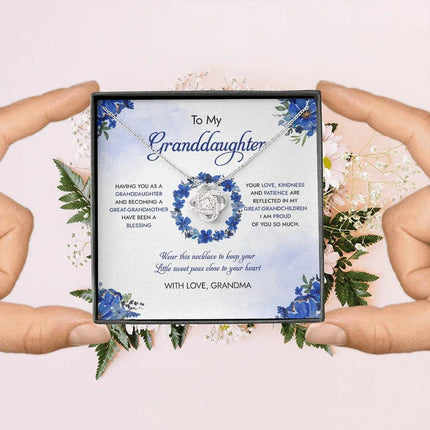 To My Granddaughter - I Am Proud Of You So Much - Necklace SO97 - Charming Present