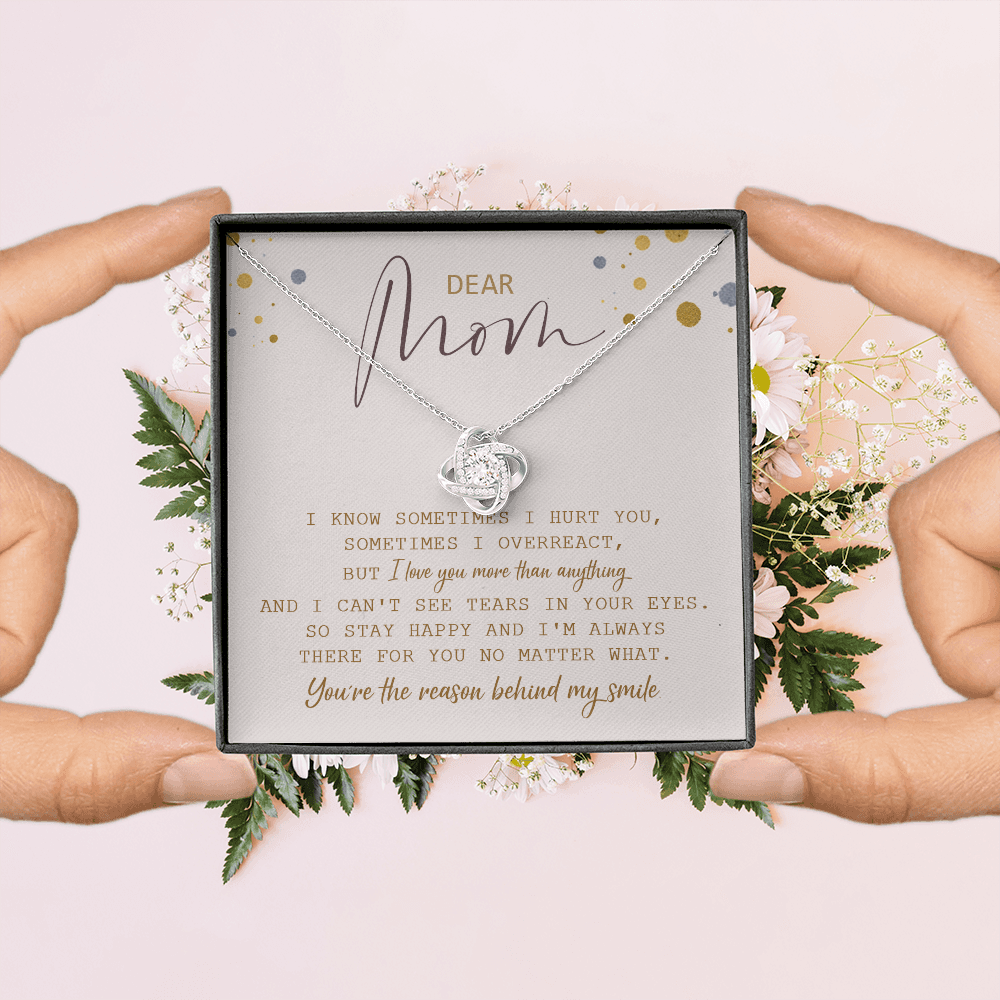 Dear Mom You're The Reason Behind My Smile Necklace SO21T