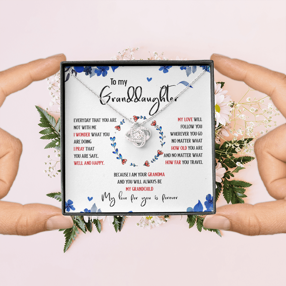 To My Granddaughter My Love For You Is Forever - Necklace SO35T