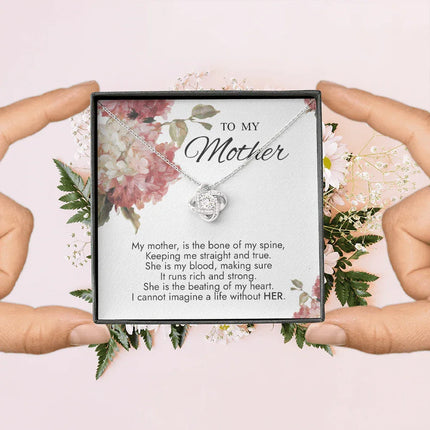 To My Mother I Cannot Imagine A Life Without YOU Necklace SO80 - Charming Present