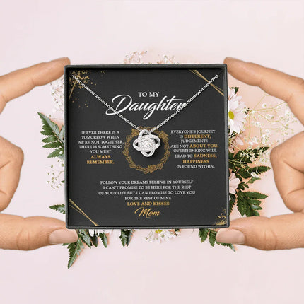 To My Daughter - Never Forget That I Love You - Necklace SO31V - Charming Present