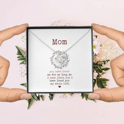 Dear Mom - Loved You My Whole Life - Necklace SO88V - Charming Present