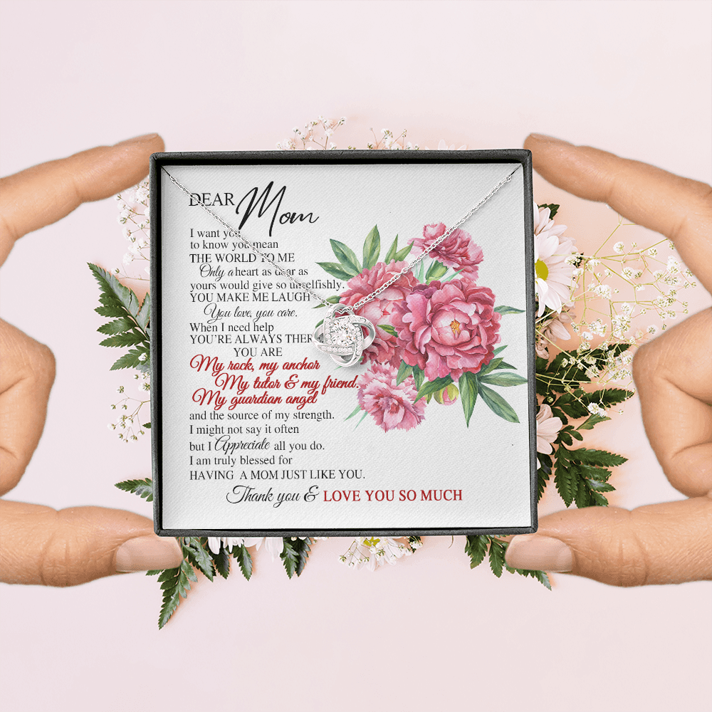Dear Mom I Truly Blessed For Having A Mom Just Like You Necklace SO63