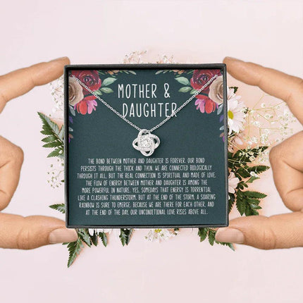 Mother's Day Gift - The Bond Between Mother And Daughter Is Forever - Necklace SO16T - Charming Present