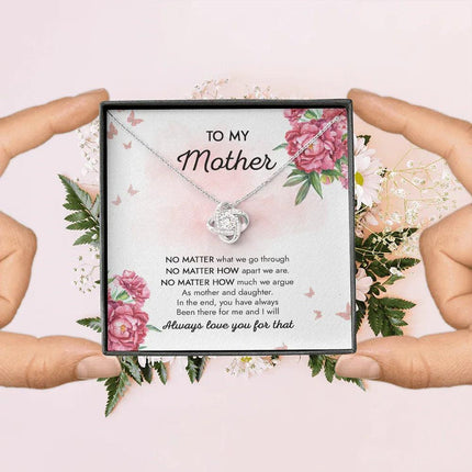 To My Mom I Will Always Love You - Necklace SO79 - Charming Present