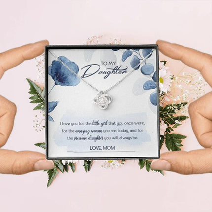 To My Daughter - I Love You For The Little Girl - Necklace SO01T - Charming Present