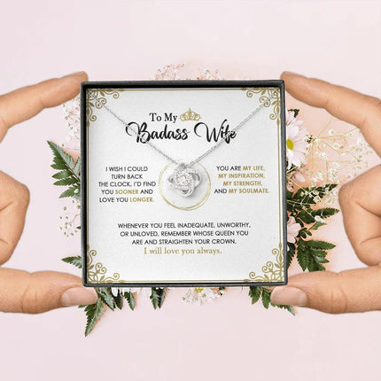 To My Badass Wife - You Are My Life - Necklace SO145V - Charming Present