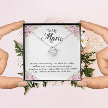 To My Mom I Love You The Most - Necklace SO82 - Charming Present