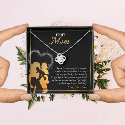 To My Mom - I Love You Forever And Always - Necklace SO119V - Charming Present