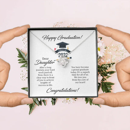 To My Daughter - Happy Your Graduation - Necklace SO110T - Charming Present