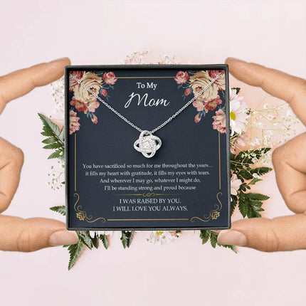 To My Mom - I Will Love You Always - Necklace SO55V - Charming Present