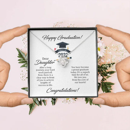 To My Daughter - Happy Graduation - Necklace SO110T - Charming Present