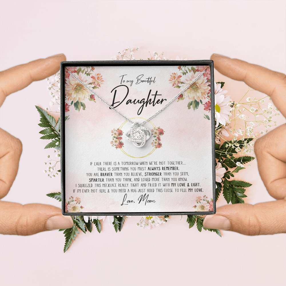 To My Beautiful Daughter - You Are Smarter Than You Think - Necklace SO85