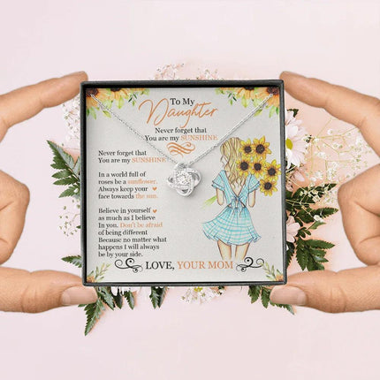 To My Daughter - You Are My Sunshine - Necklace SO137T - Charming Present