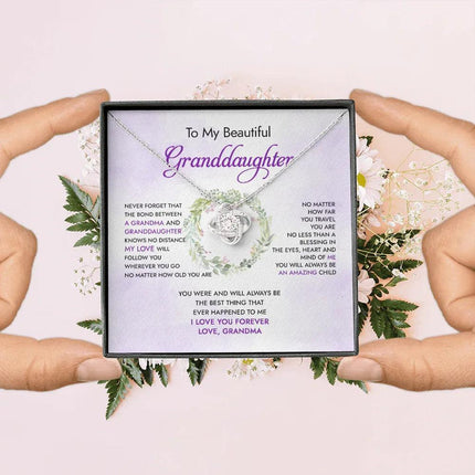 To My Granddaughter You Will Always Be An Amazing Child - Necklace SO91 - Charming Present