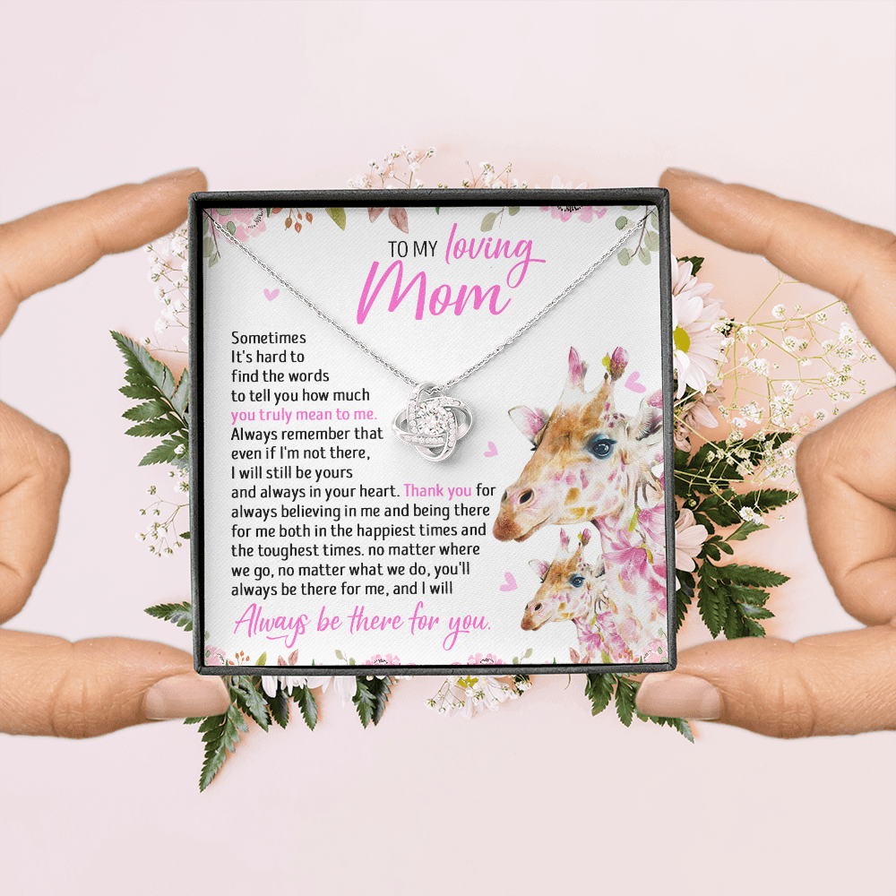 To My Mom - I Will Still Always Be Yours And Always In Your Heart - Necklace SO49T