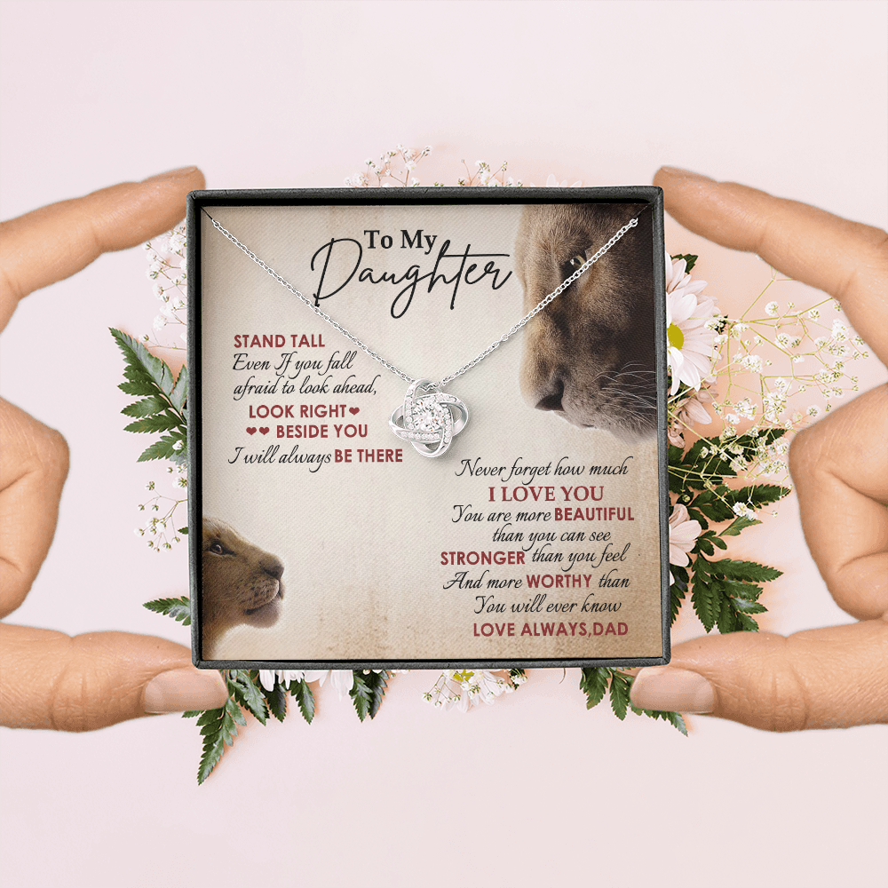 To My Daughter - Never Forget How Much I Love You - Necklace SO78V