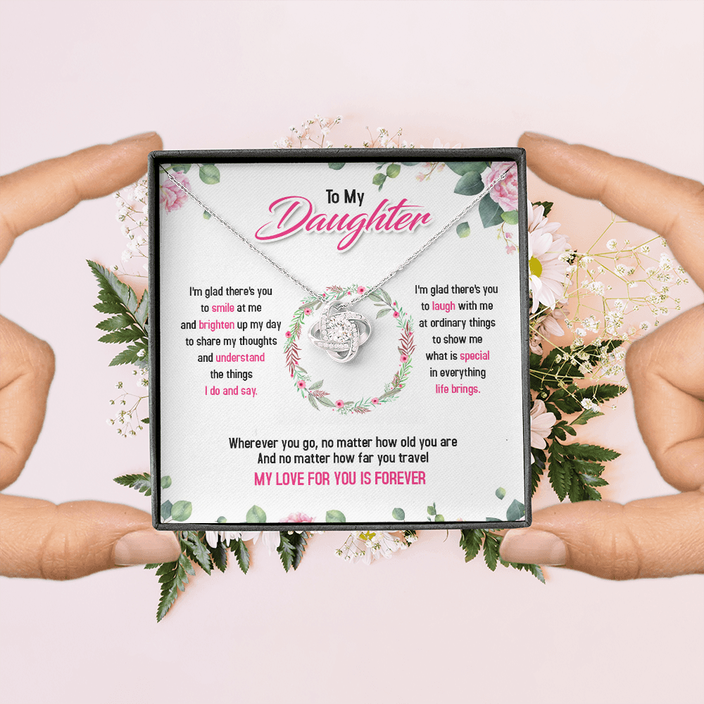 To My Daughter My Love For You Is Forever - Necklace SO37T