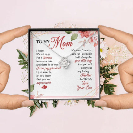 To My Mom - Always Be Your Little Boy - Necklace SO06V - Charming Present