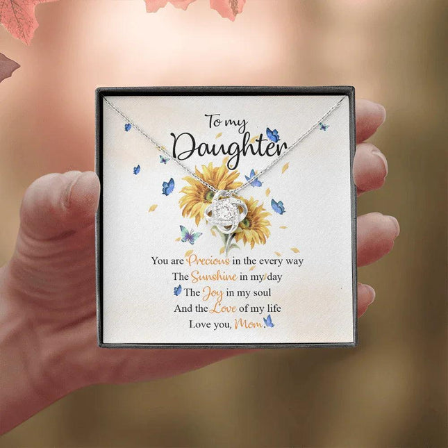 To My Daughter You're The Love Of My Life Necklace SO70 - Charming Present