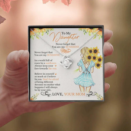 To My Daughter - You Are My Sunshine - Necklace SO137T - Charming Present