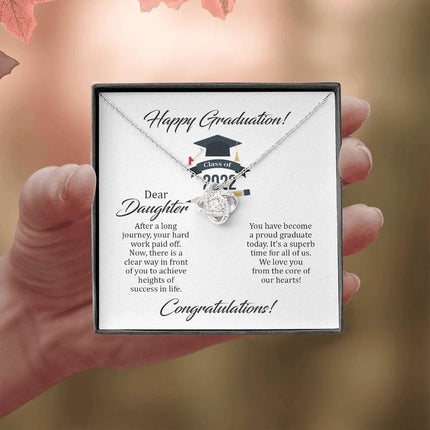 To My Daughter - Happy Graduation - Necklace SO110T - Charming Present