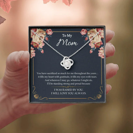 To My Mom - I Will Love You Always - Necklace SO55V - Charming Present
