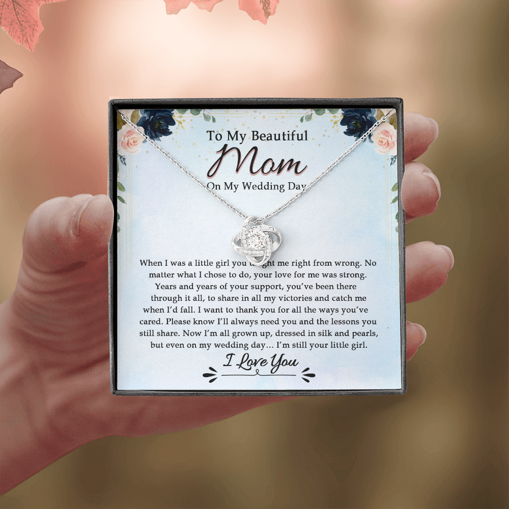 To My Beautiful Mom On My Wedding Day - Necklace SO17V