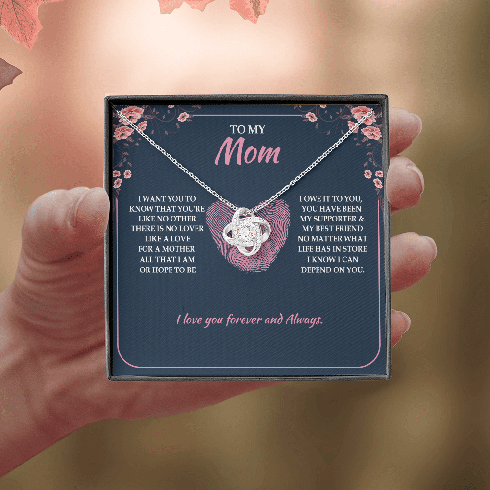 To My Mom - Thank You For Guiding Me Through All Of This - Necklace SO125V