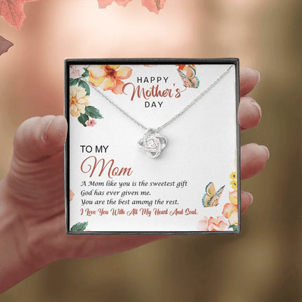 To My Mom - Happy Mother's Day - Necklace SO67V - Charming Present