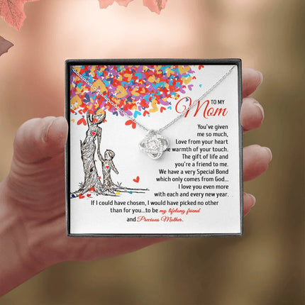 To My Mom - We Have A Very Special Bond - Necklace SO57T - Charming Present