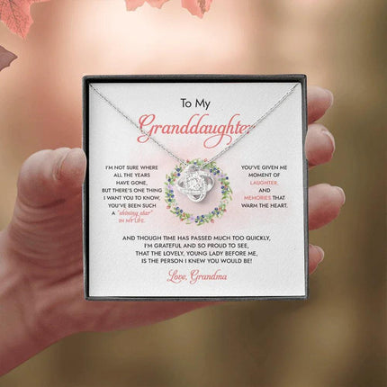To My Granddaughter You've Been Such A Shining Star - Necklace SO93 - Charming Present