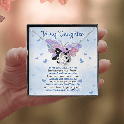 To My Daughter You Will Always Be My Little Girl - Necklace SO74 - Charming Present