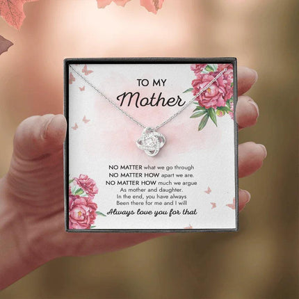 To My Mom I Will Always Love You - Necklace SO79 - Charming Present