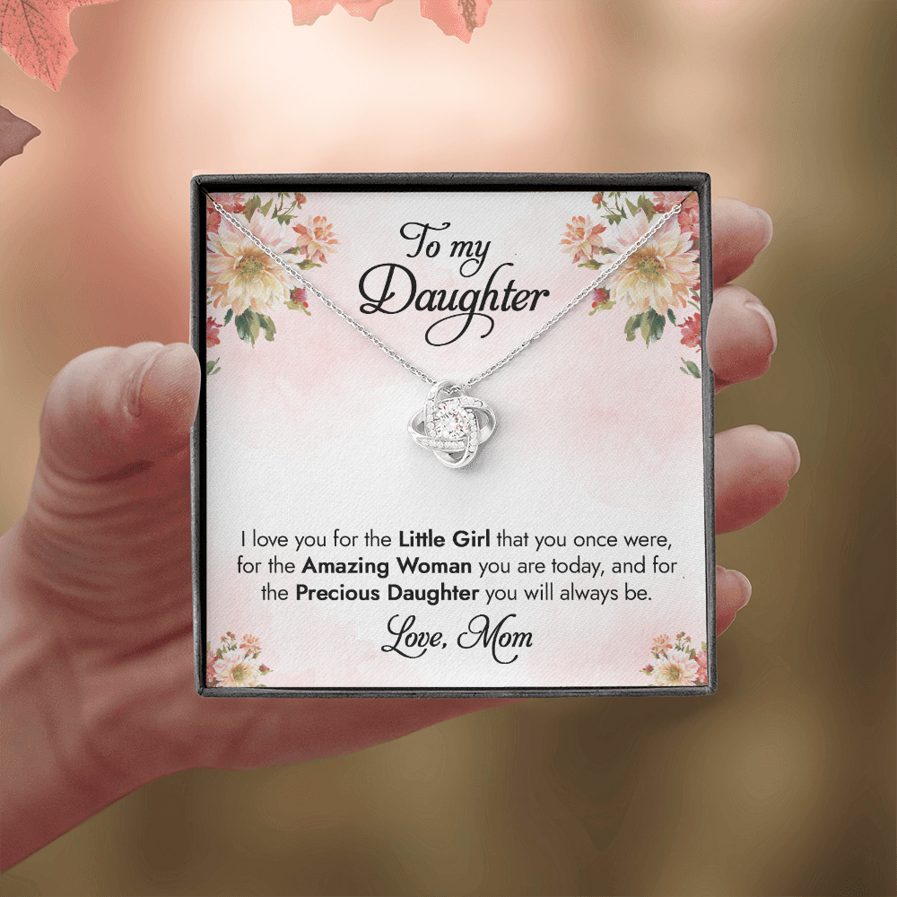 To My Daughter - I Love You For The Little Girl - Necklace SO83