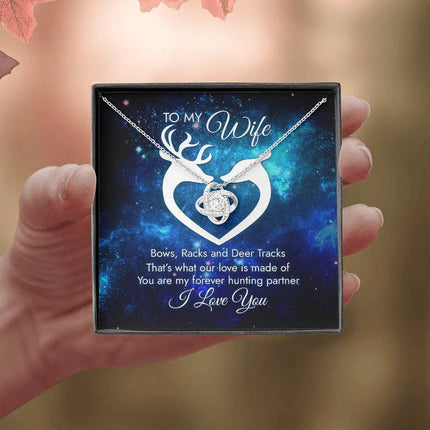 To My Wife You Are My Forever Hunting Partner - Necklace SO16v1 - Charming Present