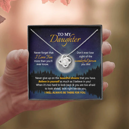 To My Daughter - Believe In Yourself As I Believe In You - Necklace SO77V - Charming Present