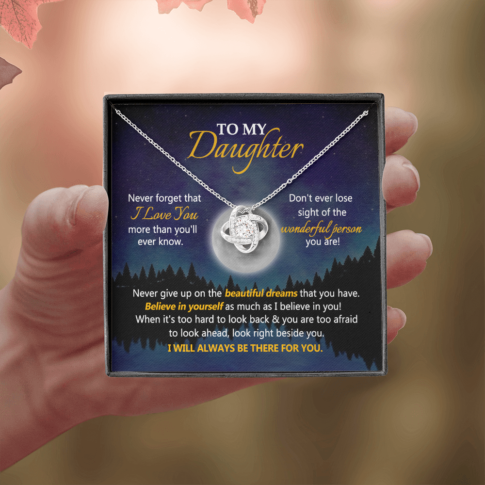 To My Daughter - Believe In Yourself As I Believe In You - Necklace SO77V