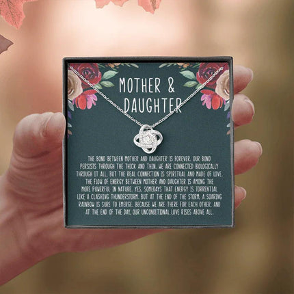 Mother's Day Gift - The Bond Between Mother And Daughter Is Forever - Necklace SO16T - Charming Present