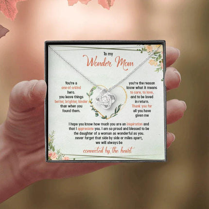 To My Wonder Mom You're One Of A Kind - Necklace SO45T - Charming Present