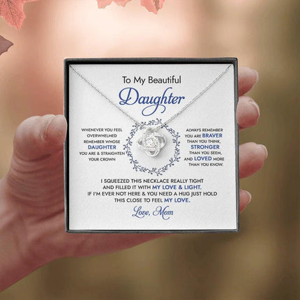 To My Beautiful Daughter - Always Remember - Necklace SO67 - Charming Present