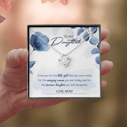To My Daughter - I Love You For The Little Girl - Necklace SO01T - Charming Present