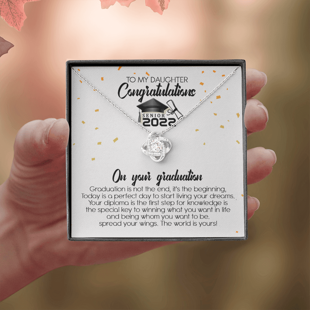To My Daughter - Congratulation On Your Graduation - Necklace SO107T