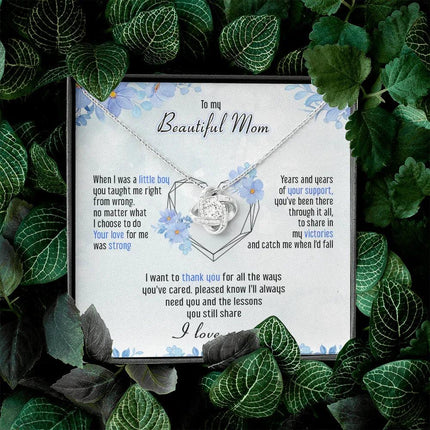 To My Mom I Just Want To Say Thank You - Necklace SO46T - Charming Present