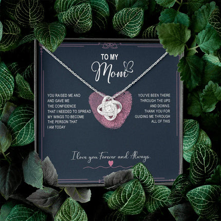 To My Mom - Thank You For Guiding Me Through All Of This - Necklace SO124V - Charming Present