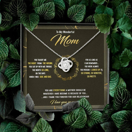To The Best Mom - The Person I Looked Up To - Necklace SO41T - Charming Present