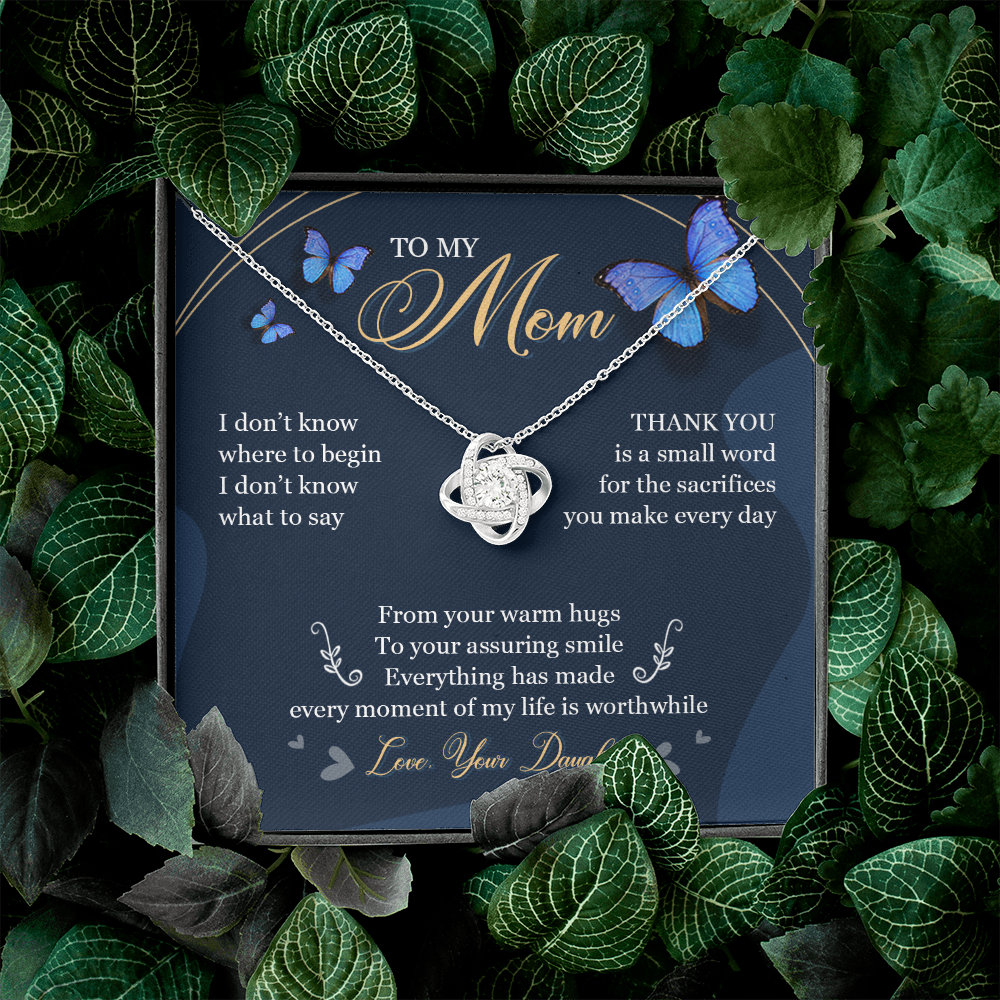 To My Mom - Thank You For All Your Sacrifices - Necklace SO07T
