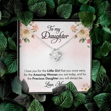 To My Daughter - I Love You For The Little Girl - Necklace SO83 - Charming Present